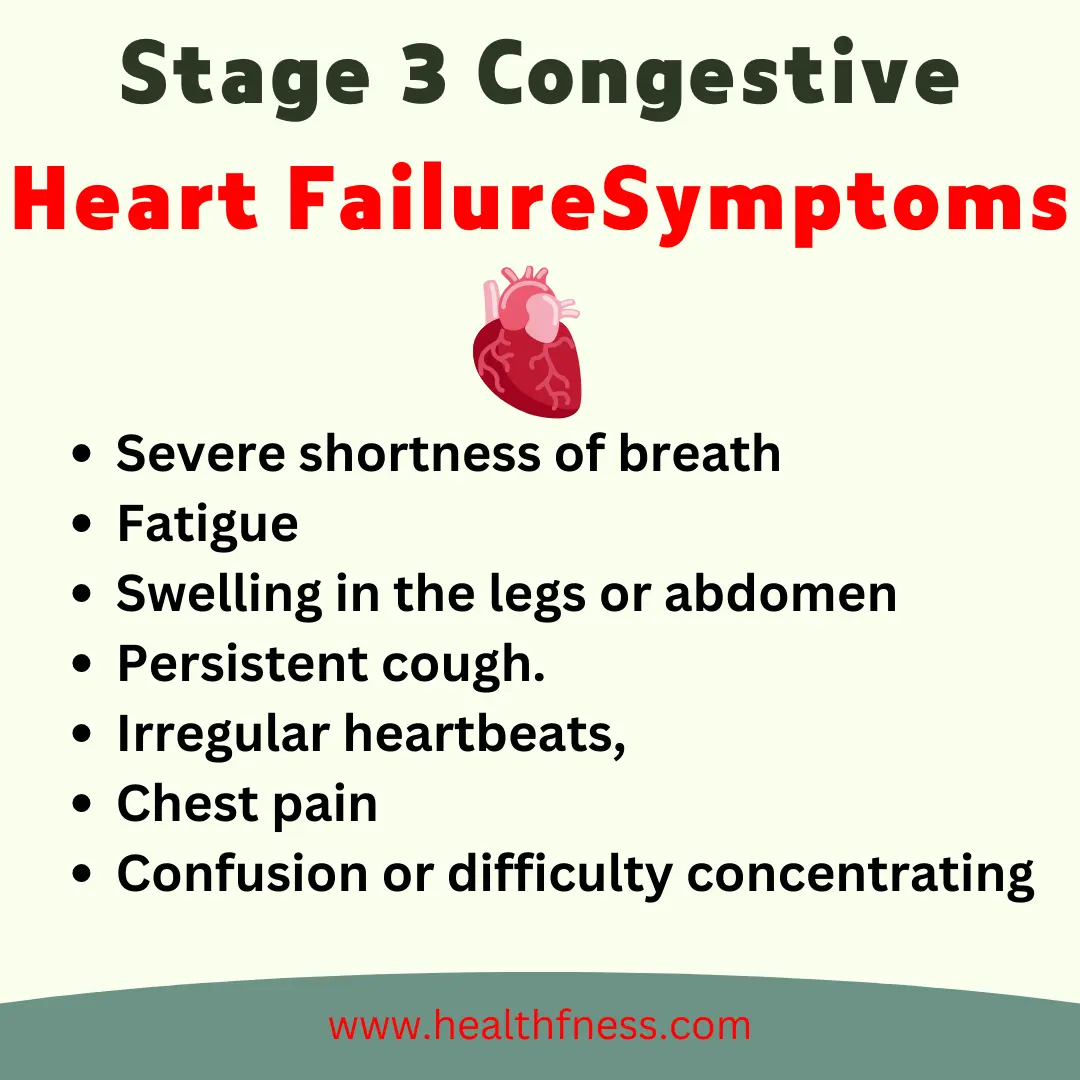 What Are The Stages Of Congestive Heart Failure From Stage To