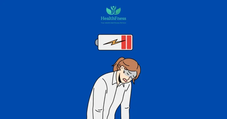 Reasons Why You Are Always Tired-An illustration of a person sitting with their head resting on their hand, looking fatigued and exhausted, representing the feeling of tiredness.